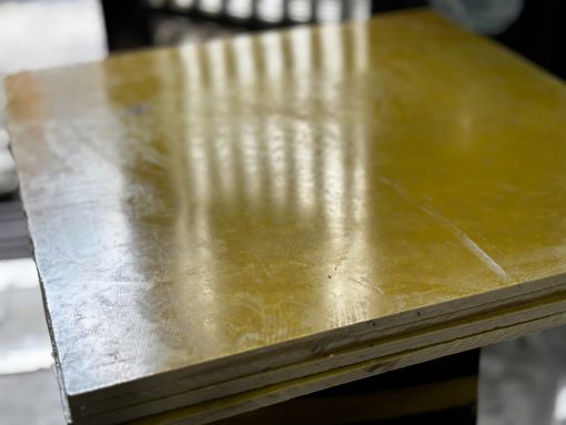Tấm phíp thủy tinh vàng Epoxy dày 30 ly - 30mm (1000x2000x30mm)