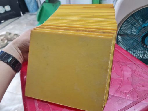Tấm phíp thủy tinh vàng Epoxy dày 35 ly - 35mm (1000x2000x35mm)