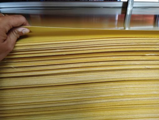 Tấm phíp thủy tinh vàng Epoxy dày 12 ly - 12mm (1000x2000x12mm)