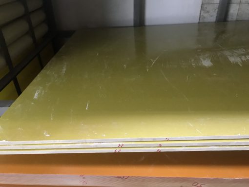Tấm phíp thủy tinh vàng Epoxy dày 20 ly - 20mm (1000x2000x20mm)