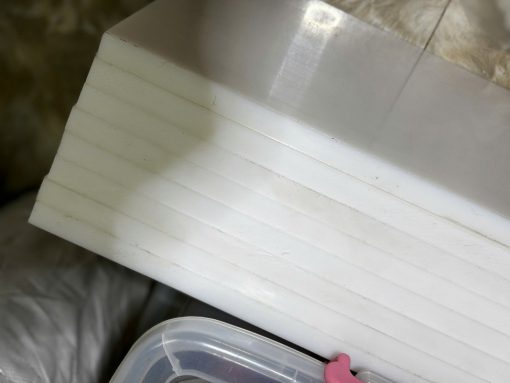 Nhựa PE tấm dày 95 ly - 95mm (1000x2000x95mm)