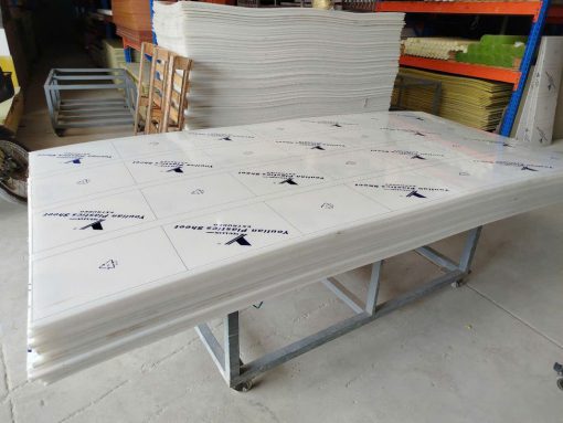Nhựa PP tấm dày 100 ly - 100mm (1000x2000x100mm)